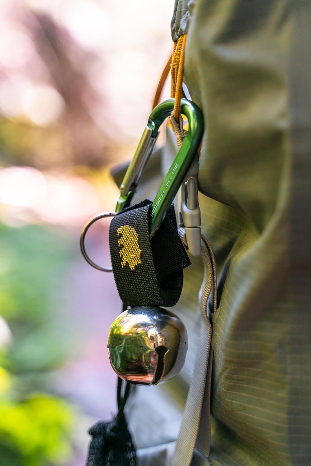 imageCoghlans Magnetic Bear Bell with Silencer Hiking Safety Gear for Wildlife AlertYellow