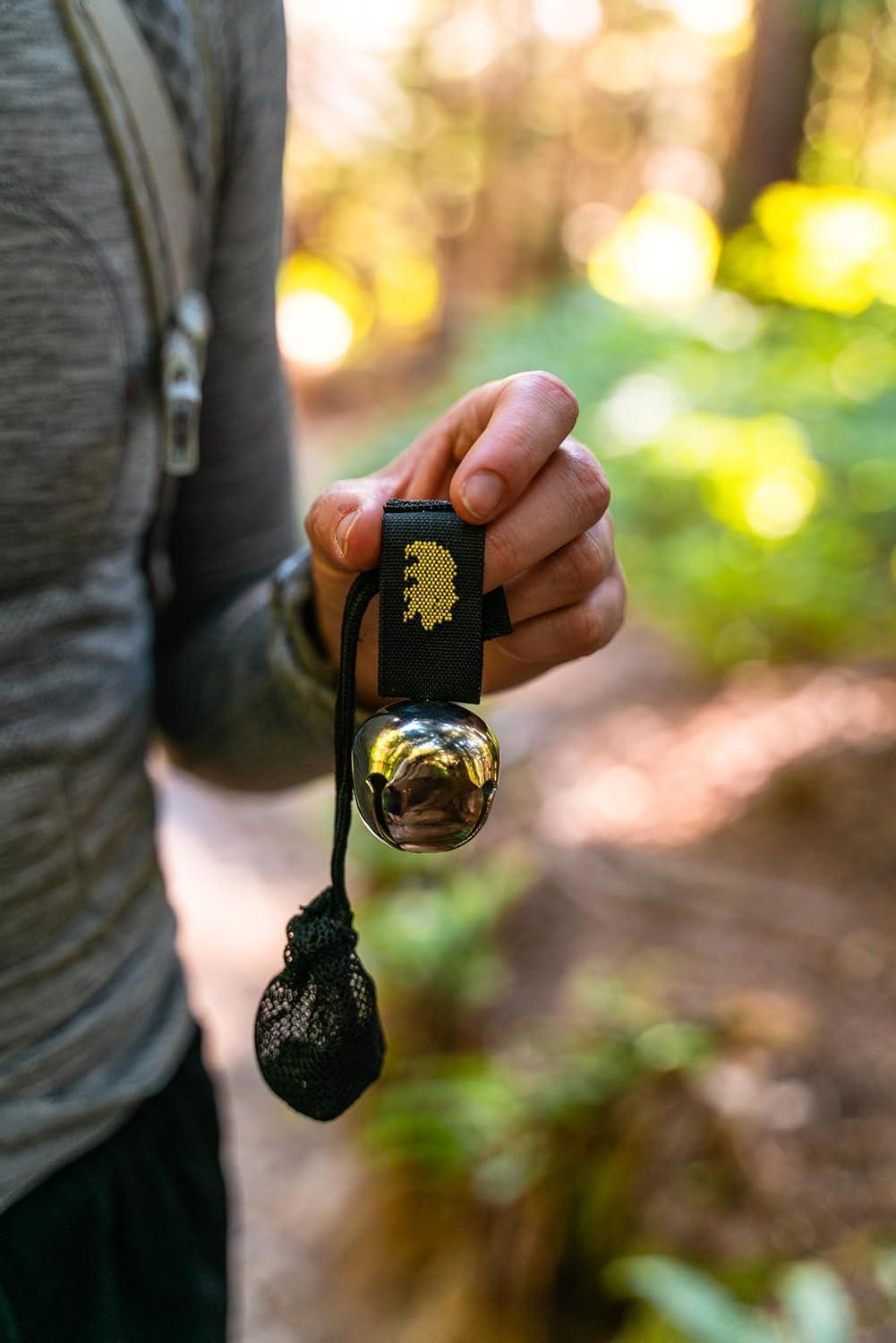 imageCoghlans Magnetic Bear Bell with Silencer Hiking Safety Gear for Wildlife AlertYellow