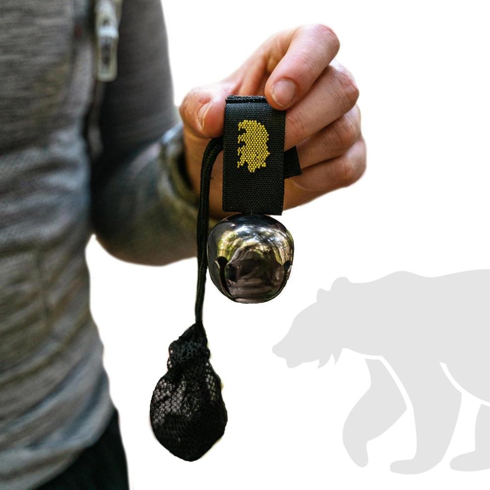 imageCoghlans Magnetic Bear Bell with Silencer  Hiking Safety Gear for Wildlife AlertSilver