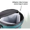 Coghlan’s Deluxe Durable Pop-Up Trash Can – Collapsible Garbage Bin with Zippered Lid, Bag Clips, and Anchoring Points for Camping, Home, and Outdoor Use – 29.5 Gallon(Green)