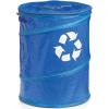 Coghlan’s Deluxe Durable Pop-Up Trash Can – Collapsible Garbage Bin with Zippered Lid, Bag Clips, and Anchoring Points for Camping, Home, and Outdoor Use – 29.5 Gallon(Blue)