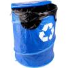 Coghlan’s Deluxe Durable Pop-Up Trash Can – Collapsible Garbage Bin with Zippered Lid, Bag Clips, and Anchoring Points for Camping, Home, and Outdoor Use – 29.5 Gallon(Green/Blue)