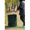Coghlan’s Deluxe Durable Pop-Up Trash Can – Collapsible Garbage Bin with Zippered Lid, Bag Clips, and Anchoring Points for Camping, Home, and Outdoor Use – 29.5 Gallon(Green/Blue)