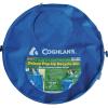 Coghlan’s Deluxe Durable Pop-Up Trash Can – Collapsible Garbage Bin with Zippered Lid, Bag Clips, and Anchoring Points for Camping, Home, and Outdoor Use – 29.5 Gallon(Blue)