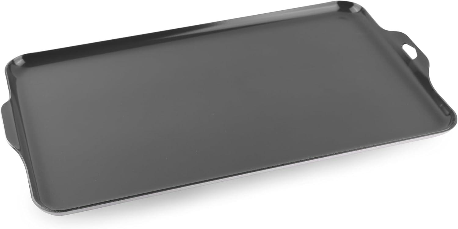 imageCoghlans Camp Griddle Lightweight Aluminum 175 x 10 Size NonStick Ceramic Coating Cooking Surface for Two Burner Stoves Ideal for Camping and Outdoor CookingAluminum Griddle PFASFree