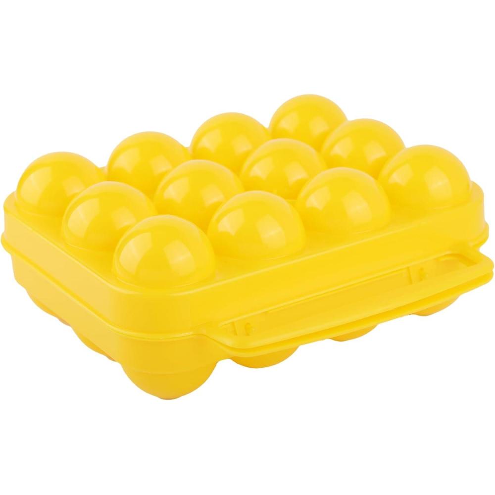 imageCoghlans 12Count Camping Egg Holder Durable Compact Lightweight Storage Container for Outdoor Cooking Travel and Camping Adventures12 Eggs