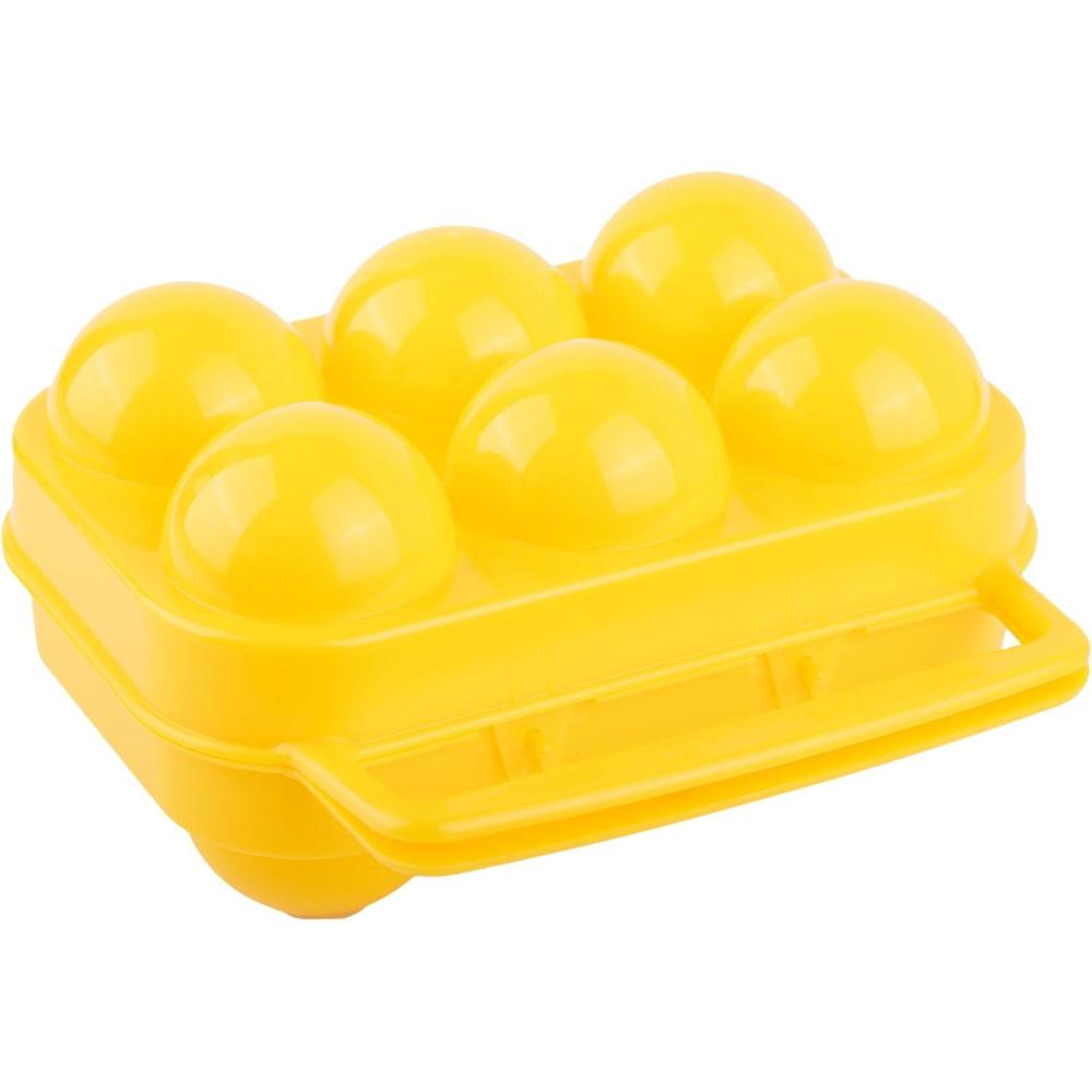 imageCoghlans 6Count Camping Egg Holder Durable Compact Lightweight Storage Container for Outdoor Cooking Travel and Camping Adventures6count