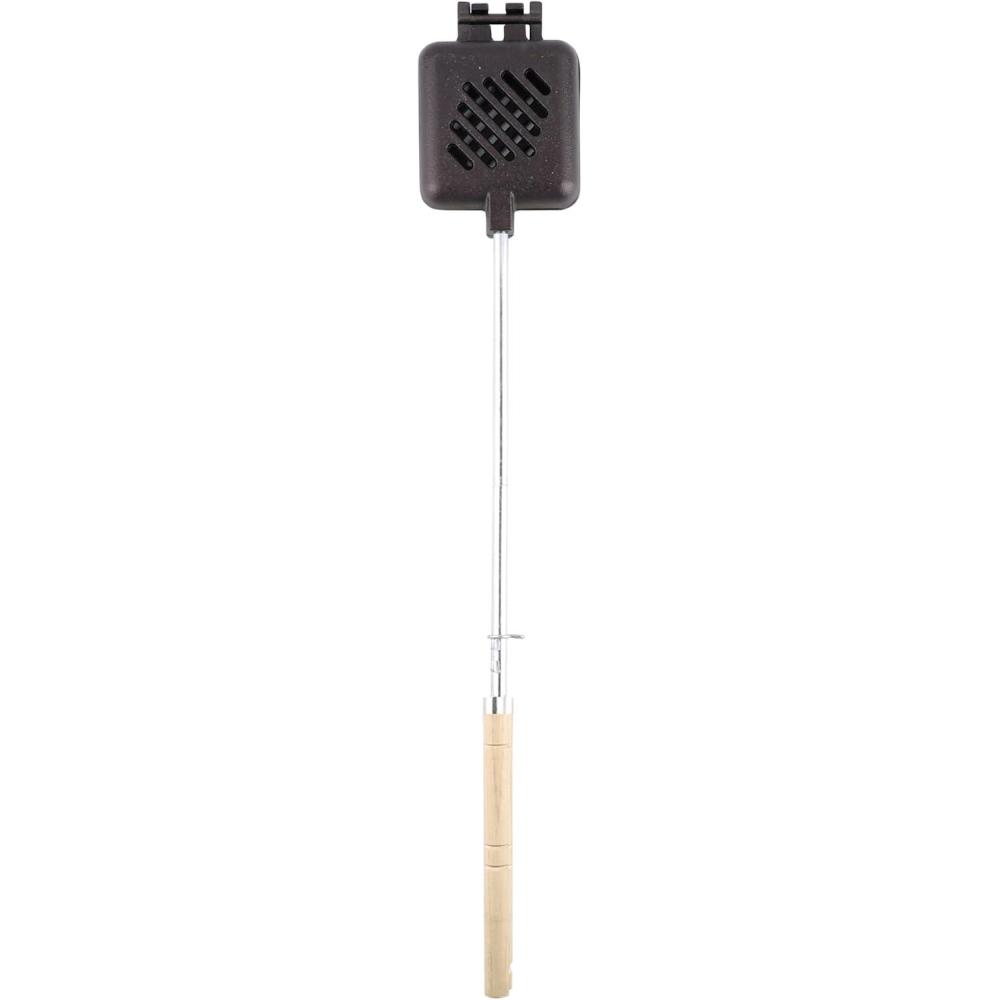 imageCoghlans PreSeasoned Cast Iron Broiler with Removable Handles BreakApart Hinge Ideal for Grilling Burgers Steaks and Roasting Vegetables Over Campfires or BBQs Compact and Easy to CleanSingle Cast Iron Broiler New Design