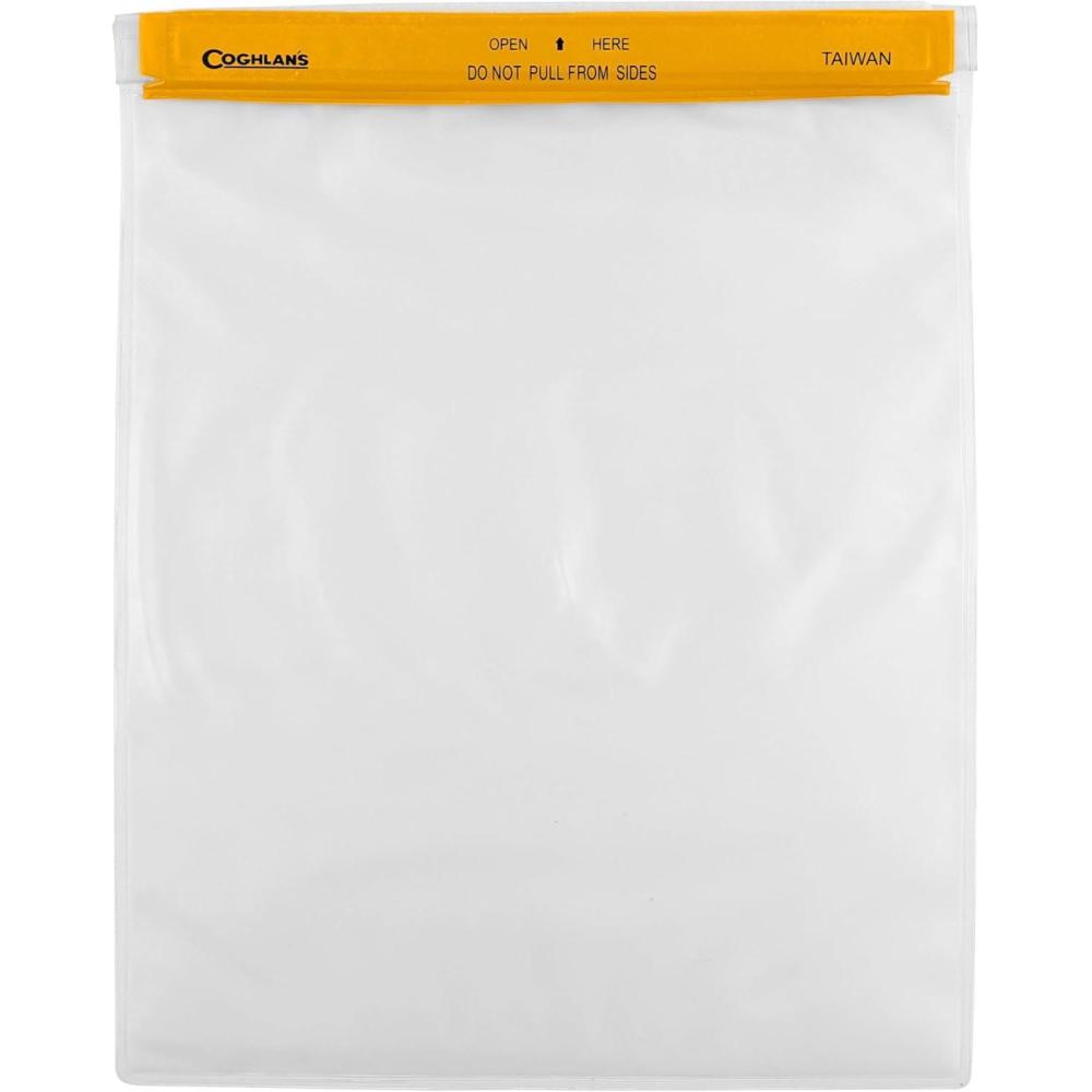 imageCoghlans WaterResistant Pouch Large 105 x 135 Inches HeavyDuty Camping Storage Keeps Valuables Dry for Boating Beach Hiking and Travel
