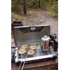Coghlan’s Broiler for Camping and Outdoor Grilling – Hinged Chrome-Plated Basket with Locking Handle, Ideal for Portable Cooking and Barbecue Over Open Fires