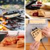 Coghlan’s Cast Iron Camp Cooker – Pre-Seasoned Pie Iron Sandwich Maker with Heat-Resistant, Removable Handles, Easy-to-Clean for Toasted Pies, Grilled Sandwiches, and Meats, For Campfire Cooking