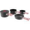 Coghlan’s Hard Anodized Aluminum Camping Cook Set – Lightweight, Durable Nonstick Cookware for Outdoor Cooking, Backpacking, Hiking, and Family Camping – 4-Piece Compact Mess Kit