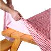 Coghlan’s Picnic Tablecloth and Bench Cover Set – Fitted Elastic Tablecloth with Polyethylene Coating for Outdoor Camping, Picnics, and Tailgating – Waterproof, Checkered Design, Includes Storage Bag(Tablecloth Only  Red)