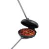 Coghlan’s Pre-Seasoned Cast Iron Broiler with Removable Handles, Break-Apart Hinge – Ideal for Grilling Burgers, Steaks, and Roasting Vegetables Over Campfires or BBQs – Compact and Easy to Clean(Single Cast Iron Broiler)