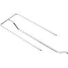 Coghlan’s Safety Fork – 41-Inch Durable Chrome-Plated Steel Roasting Fork with Stay-Cool Wooden Handle, Inward-Facing Sharp Edges for Safe Campfire Cooking and Marshmallow Roasting