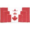 Coghlan’s Sew-On Canada Flags – 3 Sizes – Washable Embroidered Maple Leaf Patches for Backpacks, Jackets, Hats, and Luggage – Easy to Stitch by Hand – Durable Colorfast Fabric