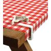 Coghlan’s Spring-Loaded Tablecloth Clamps – 4 Pack, Adjustable and Durable Tablecloth Holders for Picnics, Outdoor Events, Camping, and Home Use(Spring-loaded – 4 Pack)