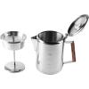 Coghlan’s Stainless Steel Coffee Pot – 9 Cup Percolator for Camping, Outdoor Adventures, and Stovetop Brewing – Durable, Portable Coffee Brewer for Classic Flavor