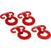 Coghlan’s Anchor Clips, 4 Pack, Durable Dual-Crescent Shaped Rope and Line Hooks for Clipping Gear to Suspended Ropes and Clotheslines, Perfect for Camping and Outdoor Use