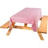 Coghlan’s Picnic Tablecloth and Bench Cover Set – Fitted Elastic Tablecloth with Polyethylene Coating for Outdoor Camping, Picnics, and Tailgating – Waterproof, Checkered Design, Includes Storage Bag(Tablecloth Only  Red)