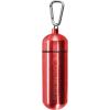 Coghlan’s Watertight Aluminum Capsule with Carabiner – Compact, Lightweight Storage for Pills, Matches, or Small Essentials – Ideal for Travel, Hiking, Camping, XL