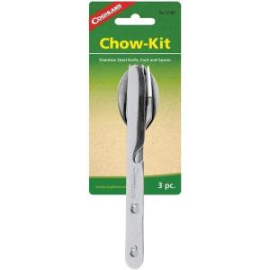 Coghlan’s Camping and Hiking Cutlery Kit – Lightweight, Durable, Compact Stainless Steel 3-Piece Utensils Set for Outdoor Cooking, Picnics, and Backpacking Adventures