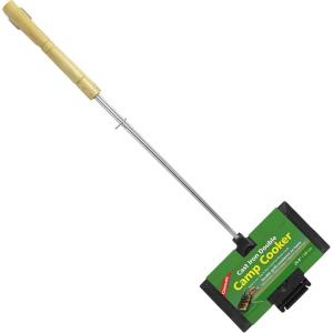 Coghlan’s Cast Iron Cooker – Pre-Seasoned Pie Iron Sandwich Maker with Heat-Resistant, Removable Handles, Easy-to-Clean for Toasted Pies, Grilled Sandwiches, and Meats, For Campfire Cooking(Double Camp Cooker)