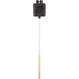 Coghlan’s Pre-Seasoned Cast Iron Broiler with Removable Handles, Break-Apart Hinge – Ideal for Grilling Burgers, Steaks, and Roasting Vegetables Over Campfires or BBQs – Compact and Easy to Clean(Single Cast Iron Broiler (New Design))