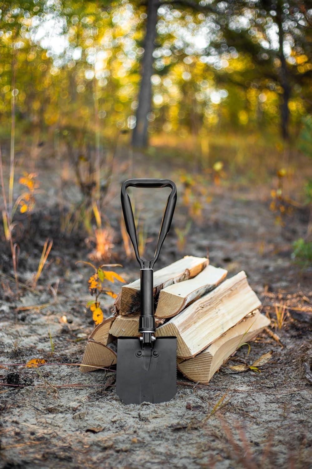 imageCoghlans Folding Shovel Lightweight Collapsible Entrenching Tool for Camping Hiking Survival and Emergency Use Durable Compact Design for Outdoor AdventuresOne Size