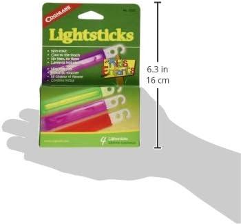 imageCoghlans Multi Color Lightsticks for Kids 4Pack Glowsticks for Camping Parties Safety and Emergency Use Includes NonToxic Weatherproof Includes Lanyards