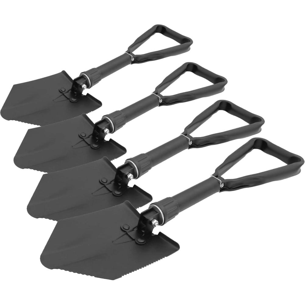 imageCoghlans Folding Shovel  Lightweight Collapsible Entrenching Tool for Camping Hiking Survival and Emergency Use  Durable Compact Design for Outdoor AdventuresOne Size Pack of 4