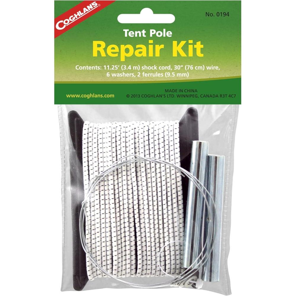 imageCoghlans Tent Pole Repair Kit for Lightweight and Durable Emergency Fiberglass or Aluminum Tent Pole ReplacemenWhite