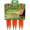 Coghlan’s 9-Inch Polypropylene Tent Pegs, 6-Pack, Multicolor (9496)