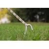 Coghlan’s Aluminum Tent Pegs 4-Pack – High-Strength 7-Inch Lightweight Stakes with Large Hook for Guyline Attachment