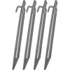 Coghlan’s Heavy-Duty Steel Tent Stakes for Secure Camping, Galvanized Durable Outdoor Anchors, Ideal for Tents, Tarps, and Shelters in Hard or Soft Ground, 9″ 4-Pack