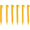 Coghlan’s Tent Pegs, Lightweight Durable Plastic Ground and Beach Stakes for Tents, Canopies, Shelters, Tarps(6 Pack- Recycled Polypropylene)