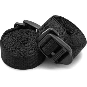 Coghlan’s 48-Inch Sleeping Bag Straps, 2-Pack, Universal Fit with Quick-Release Buckles, Durable 100% Polyester for Secure Camping Gear Compression and Organization(Standard)