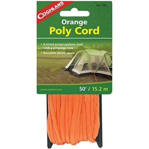 Coghlan’s Braided Nylon Poly Cord(Orange)
