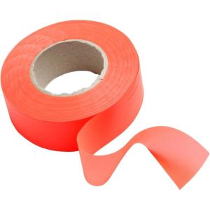 Coghlan’s Orange Trail Tape – High Visibility Non-Adhesive PVC Flagging Ribbon for Hiking, Camping, Hunting, Surveying, and Forestry Applications – Weather-Resistant and Easy to Use
