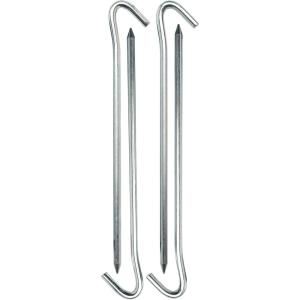 Coghlan’s Steel Tent Pegs 7″ 4-Pack– Rust-Resistant, 5mm Diameter Stakes with 1-Inch Hook for Tents, Tarps & Mosquito Nets – Durable Ground Pegs for Small to Medium Tents