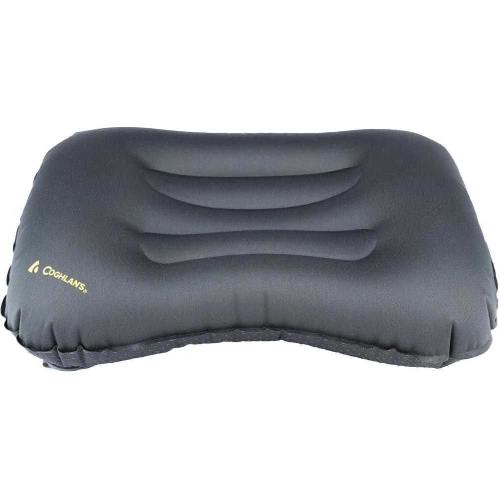 imageCoghlans Inflatable Travel Pillow  Lightweight Compact Neck Support for Airplane Camping and Road Trips  Comfortable Portable Design for Travel Essentials