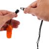 Coghlan’s Safety Whistle – 100 dB Loud Pealess Signal Whistle with Self-Clearing Design, Bright Orange Visibility, Non-Clogging, Break-Away Lanyard for Hiking, Camping, Boating, and Emergency Use