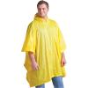 Coghlan’s Adult Rain Poncho: Lightweight, Waterproof, Reusable, Hooded Raincoat for Camping, Outdoor Activities and Travel(Yellow)