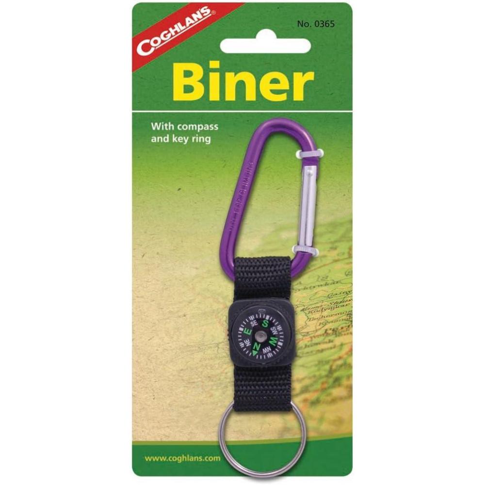 imageCoghlans Biner With Compass and Key Ring