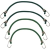 Coghlan’s Mini 10-Inch Bungee Cords with Hardened Steel Hooks, 4-Pack – Durable, Elastic Straps with Multi-Strand Rubber Core for Securing Tarps, Gear, and Everyday Use