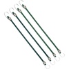 Coghlan’s Mini 10-Inch Bungee Cords with Hardened Steel Hooks, 4-Pack – Durable, Elastic Straps with Multi-Strand Rubber Core for Securing Tarps, Gear, and Everyday Use