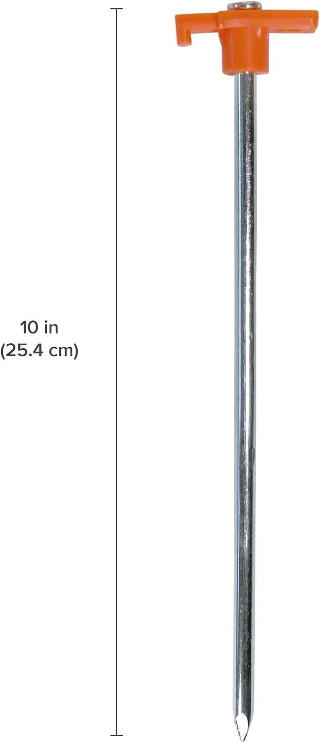 image:imageCoghlans Steel Nail Pegs 10Inch Set of 6 for Camping HeavyDuty Tent Stakes for Outdoor Anchoring Durable Ground Anchors for Secure Setup