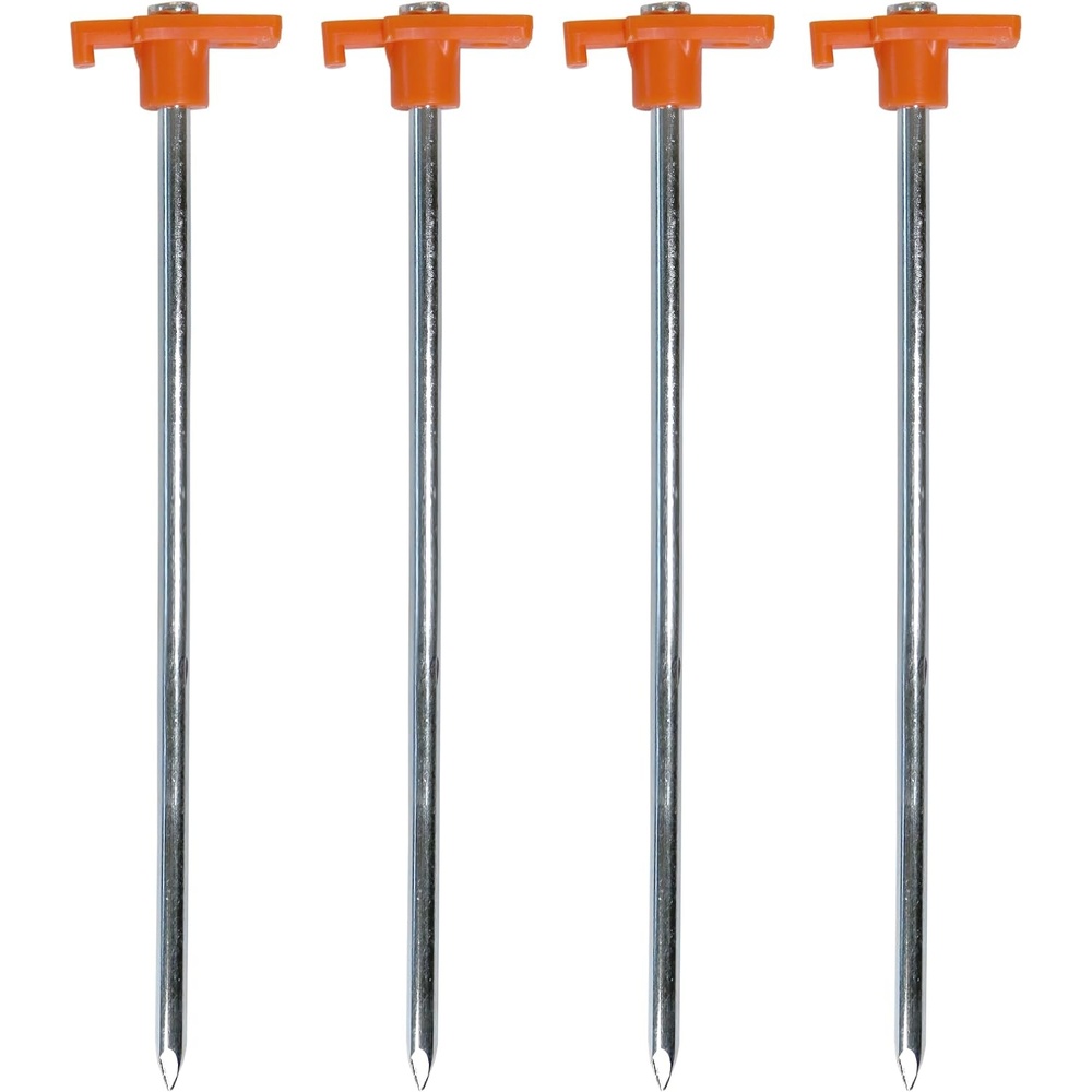 image:imageCoghlans Steel Nail Pegs 10Inch Set of 6 for Camping HeavyDuty Tent Stakes for Outdoor Anchoring Durable Ground Anchors for Secure Setup