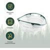 Coghlan’s Snapfold XL Collapsible Bowl – BPA-Free, Heat-Resistant Camping Food Prep Bowl with Measurement Scale – Lightweight & Leakproof for Backpacking, Hiking, Outdoor Cooking