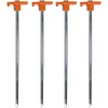 Coghlan’s Steel Nail Pegs 10-Inch, Set of 6 | for Camping, Heavy-Duty Tent Stakes for Outdoor Anchoring, Durable Ground Anchors for Secure Setup